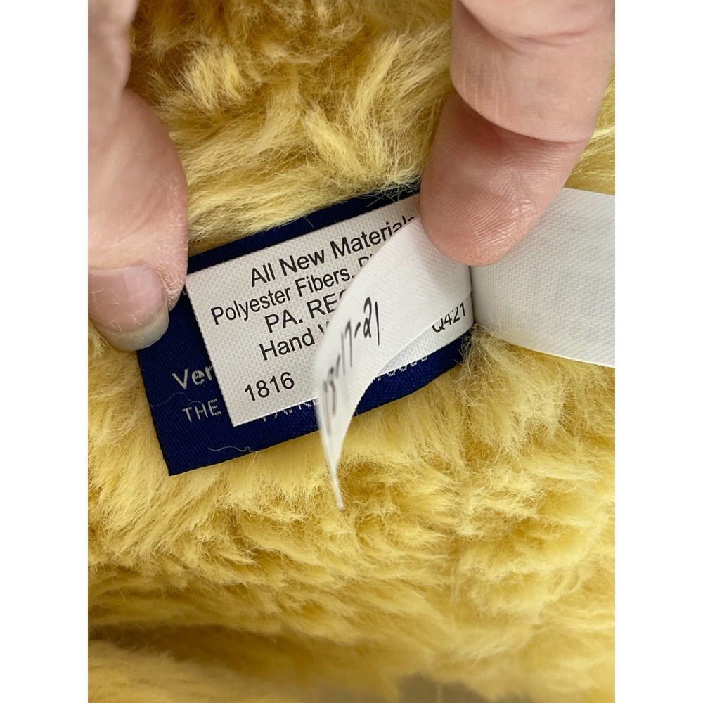 Vermont Teddy Bear 18” Puppy Dog Yellow Lab Golden Stuffed Animal W/ Tag* - Picture 10 of 15